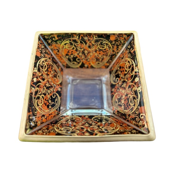 Hand painted gilded bowl - Picture 2 of 6